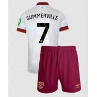 West Ham United Crysencio Summerville #7 Tredje sæt Børn 2024-25 Kortærmet (+ Korte bukser)